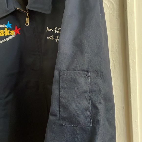 SNEAKS Men's Full Zip Insulated Tour Work Jacket Size 2XL Navy - Picture 8 of 11